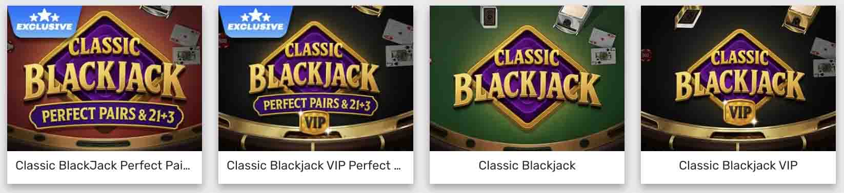Bovada blackjack games